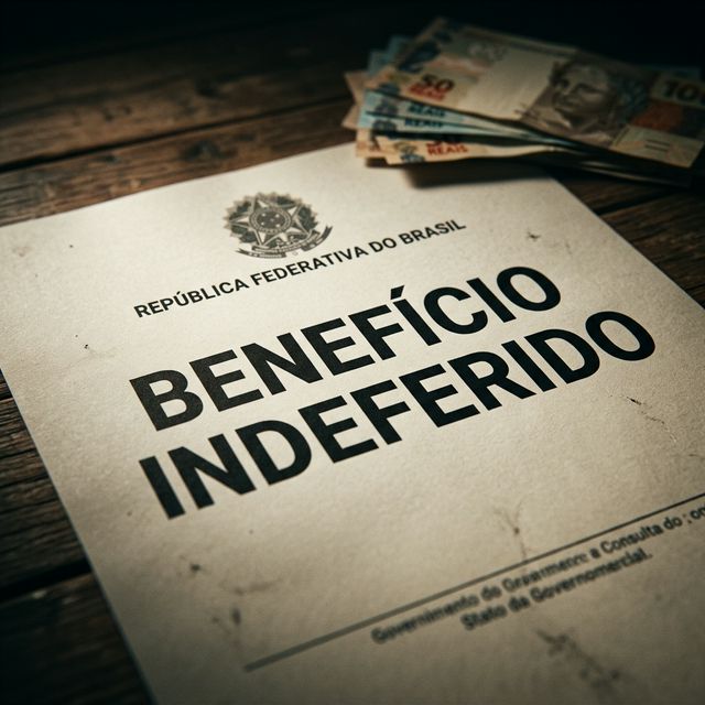 Documento de negativa do INSS - Benefício previdenciário indeferido
